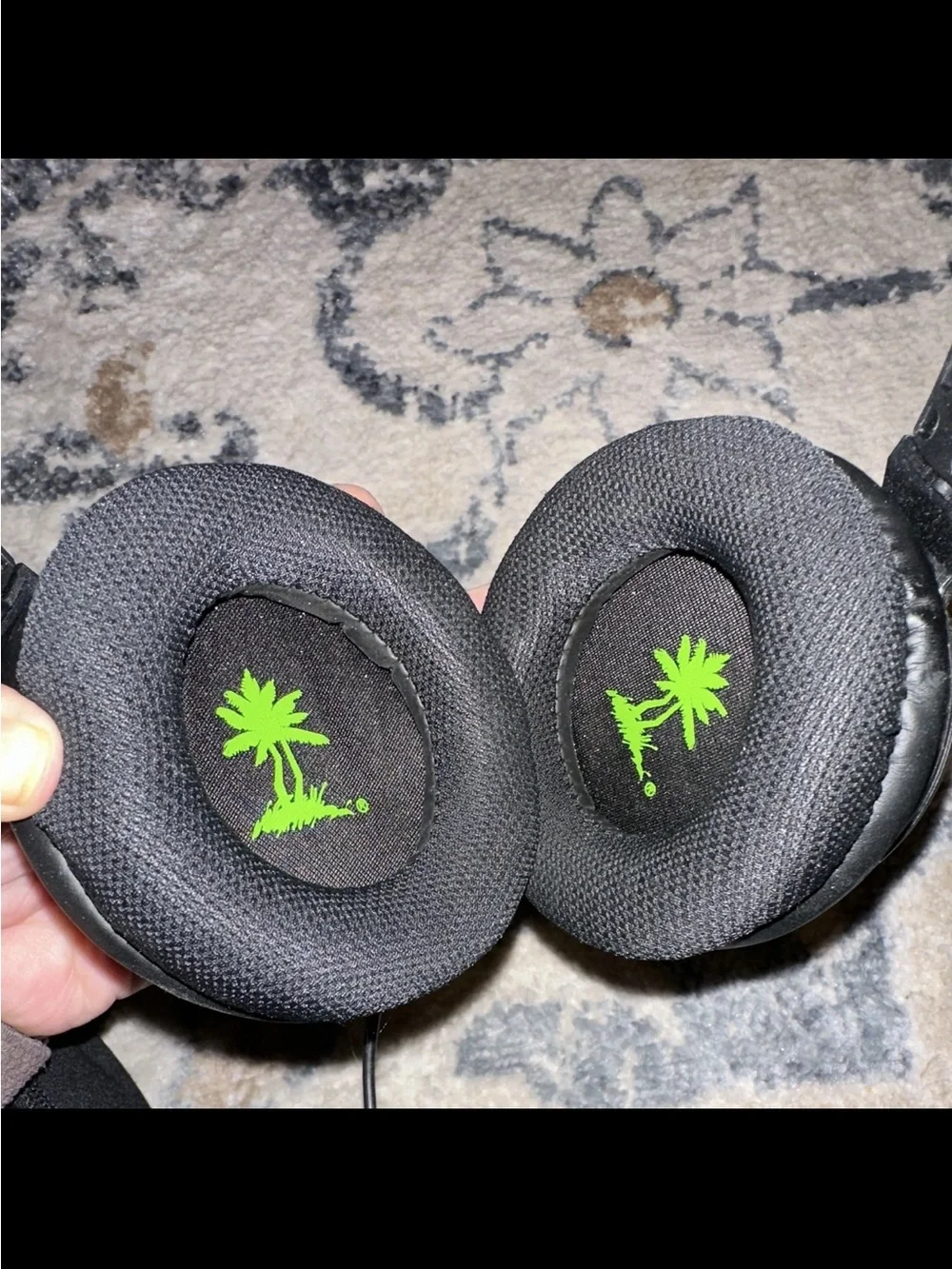 Turtle Beach X42 3.5mm wired headset boom mic black / green
